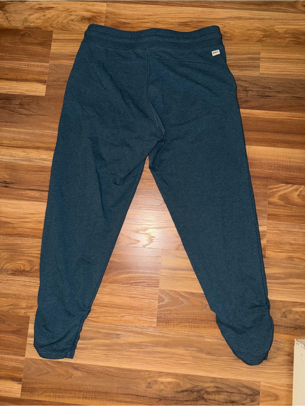 PACT Organic Cotton Ruched Jogger Pants – Size M – Deep Teal - Picture 6 of 6